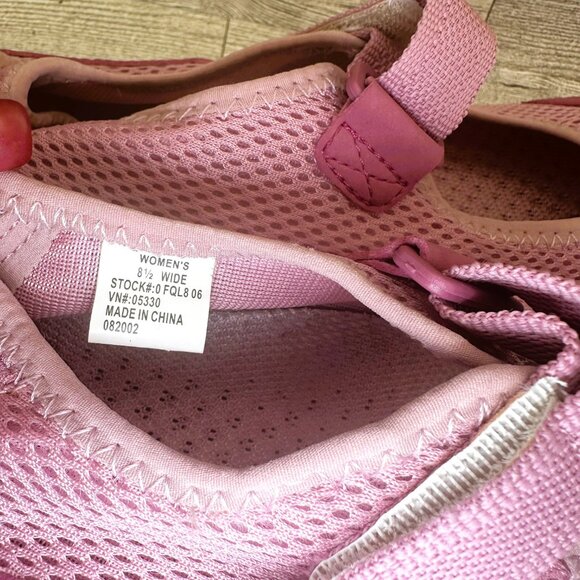 Brand New w/o Box Women's L. L.‎ Bean Pink Mary Jane Sneaker Shoes Size 8.5 Wide - Picture 7 of 10